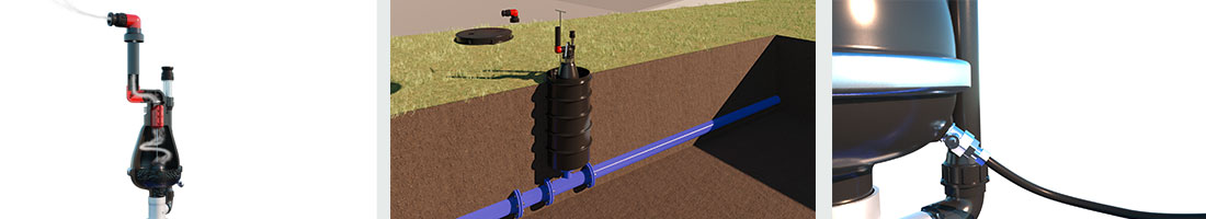 How does an AVK air valve for wastewater function?