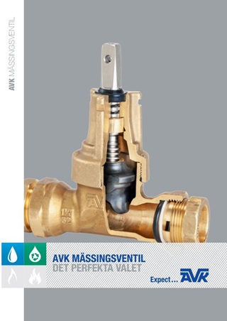 Mässingsventil broschyr framsida