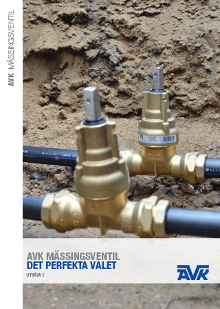 Mässingsventil broschyr framsida
